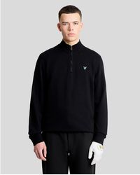 Lyle & Scott - Lyle & Scott Golf Eagle Quarter Zip Midlayer - Lyst