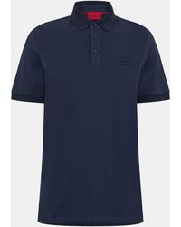 HUGO - Short Sleeve Breathable Stretch Polo Shirt - Lyst