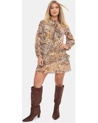 I Saw It First - Printed Ruffle Dress - Lyst