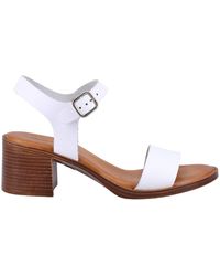 Hush Puppies - Gabby Leather Heeled Sandals - Lyst