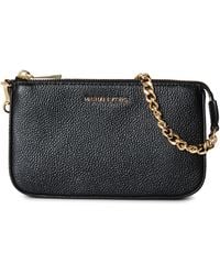 MICHAEL Michael Kors - Jet Set Signature Chain Clutch Bag - Lyst