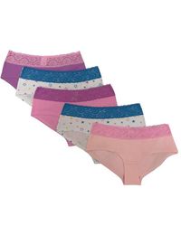 Be You - Pack Lace Trim Shortie Briefs - Lyst