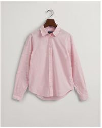 GANT - Regular Broadcloth Shirt - Lyst