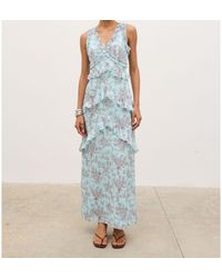 Pretty Lavish - Aurelia Ruffle Maxi Dress - Lyst