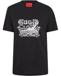 HUGO - Diwom Short Sleeve Polo Shirt - Lyst