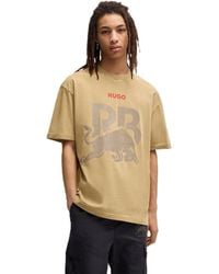 HUGO - Short Sleeve Polo Shirt - Lyst
