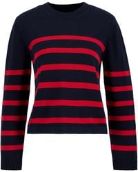 Barbour - Fern Striped Crew Neck Jumper - Lyst