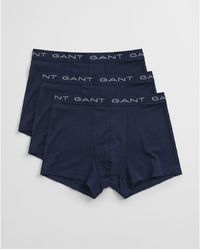 GANT - 3 Pack Of Trunks - Lyst