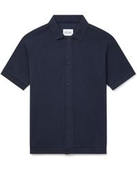 Albam - Short-Sleeve Plain Shirt - Lyst