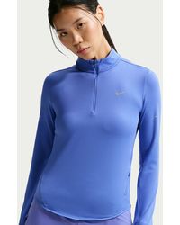 Nike - Swift Dri-Fit Uv 1/4-Zip Running Top - Lyst