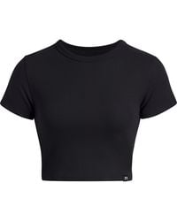Under Armour - Rival Rib Crop Top - Lyst