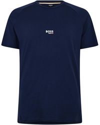 BOSS - Bodywear Short Sleeve T-Shirt With Logo Detail - Lyst
