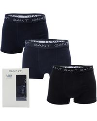 GANT - 3 Pack Of Trunks - Lyst