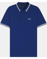 BOSS - Paddy Polo Shirt With Contrast Tipping - Lyst