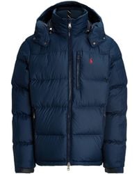 Polo Ralph Lauren - El Cap Water Resistant Duck Down Detachable Hood Short Puffer Jacket - Lyst