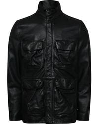 DIESEL - L-Gast Leather Jacket - Lyst