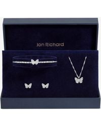 Jon Richard - Crystal Butterfly Trio Set - Lyst
