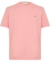 GANT - Bubblegum Shield Logo T-Shirt - Lyst