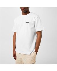 Jacquemus - Grosgrain Brand Tab T-shirt - Lyst