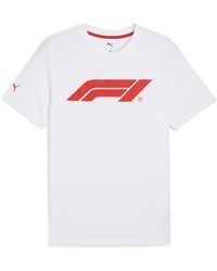 PUMA - F1 Ess Logo Cotton Short-Sleeve T-Shirt - Lyst