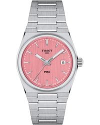 Tissot - Prx Stainless Steel Water Resistant Analogue Quartz Watch - Lyst