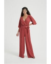 Be You - Crinkle Jumpsuit - Lyst