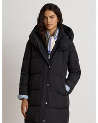 Ralph Lauren - Vesty Longline Hooded Puffer Jacket - Lyst