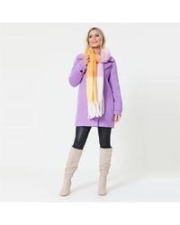 Be You - Colourblock Chunky Knit Blanket Scarf - Lyst