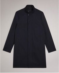 Ted Baker - Funnelcoat Overcoat - Lyst