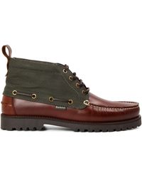 Barbour - Harle Mid Leather Chukka Boots - Lyst