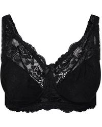 Valbonne - Non-wired Lace Full Support Full Cup Bra 36-46 D-h - Lyst