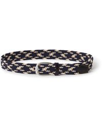 Osprey - Sam Flexible Woven Leather Belt - Lyst
