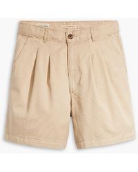 Levi's - Levi's Pleated Trouser Short Deep Lic - Lyst