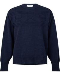 McQueen - Alex Skull Knit Sn63 - Lyst