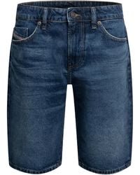 DIESEL - Slim-Short Calzoncini Denim Shorts - Lyst
