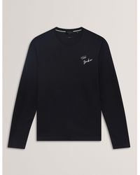 Ted Baker - Ted Ls Branded Tee Sn71 - Lyst