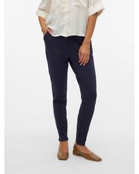 Vero Moda - Tapered Cuffed Trousers - Lyst