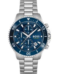 BOSS - Gents Admiral Stainless Steel Strap Watch - Lyst