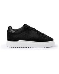 Mallet - Pony Hair Low-Top Platform Trainers - Lyst