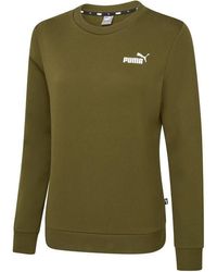 PUMA - Essential Crew Sweatshirt - Lyst