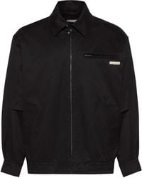 Calvin Klein - Logo Shirt Jacket Long Sleeve Zip Parka - Lyst