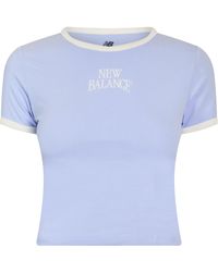 New Balance - Crop Top - Lyst