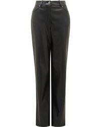 Forever New - Una Vegan Leather Straight Leg Pants - Lyst