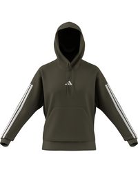 adidas - Essentials 3-Stripes Fleece Hoodie - Lyst