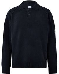 C.P. Company - Cp Chenille Polo Sn64 - Lyst