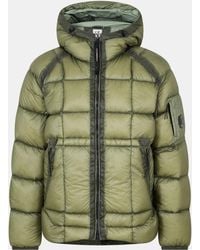 C.P. Company - Dd Shell Medium Down Hip Length Hooded Medium Puffer Jacket - Lyst