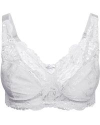 Valbonne - Non-wired Lace Full Support Full Cup Bra 36-46 D-h - Lyst