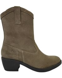 Jack Wills - Jw Dalida Suede Calf Chunky Heel Hiker Boots - Lyst