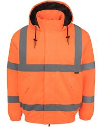 Dunlop - Hi Vis Bomber Jacket - Lyst