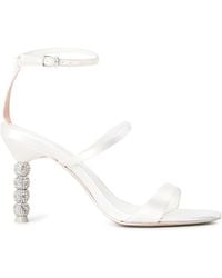 Sophia Webster - Rosalind 85 Satin Heeled Sandals - Lyst
